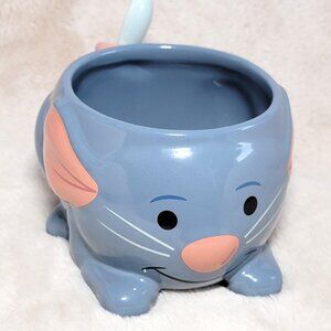 READ Remys Ratatouille Adventure Remy 22oz Ceramic Mug With Spoon Disney Parks